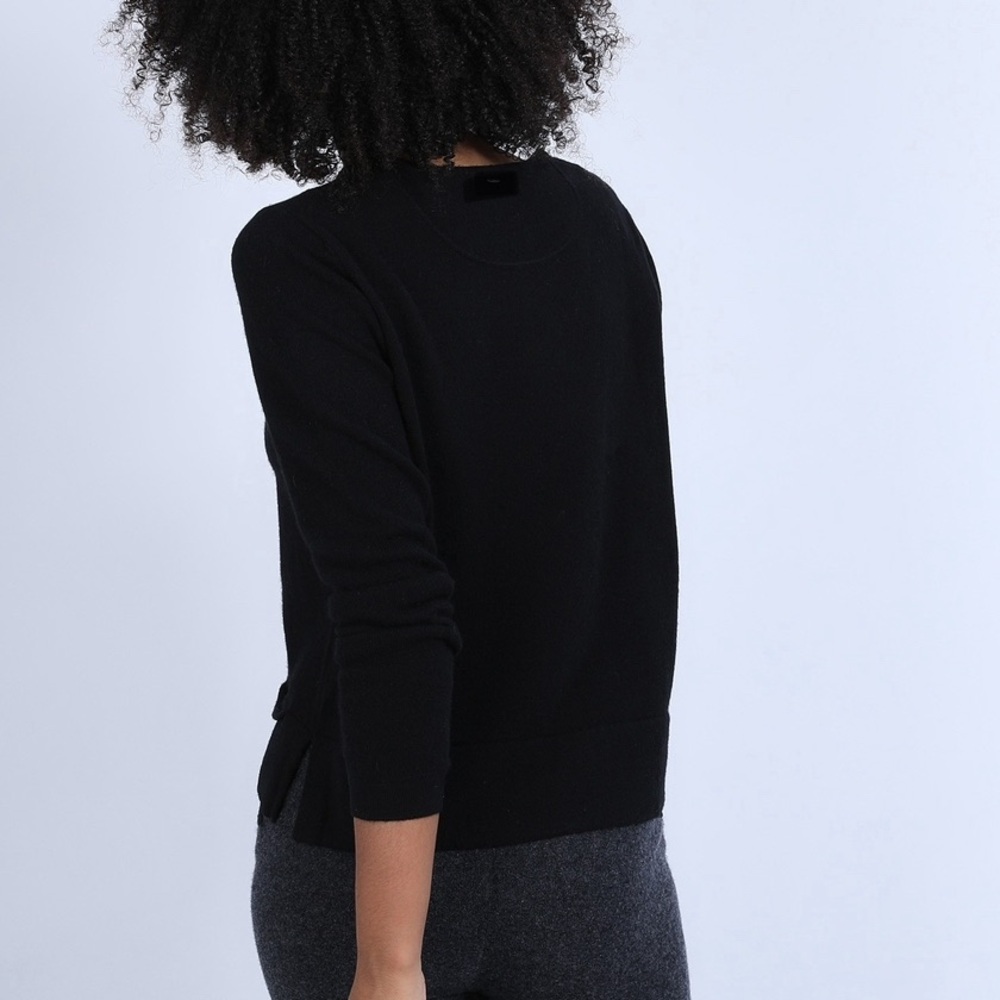 Weekend Andrea Jovine Black Cropped Sweater - Picture 2 of 4